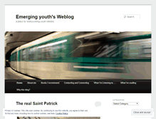 Tablet Screenshot of emergingyouth.wordpress.com