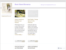 Tablet Screenshot of bookstandbonanza.wordpress.com