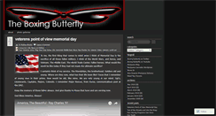 Desktop Screenshot of boxingbutterfly.wordpress.com