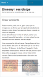 Mobile Screenshot of dissenyireciclatge.wordpress.com