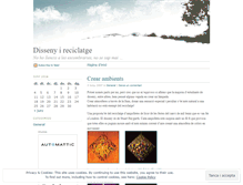 Tablet Screenshot of dissenyireciclatge.wordpress.com