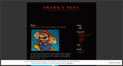 Desktop Screenshot of franksbees.wordpress.com