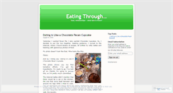 Desktop Screenshot of eatingthrough.wordpress.com