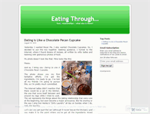 Tablet Screenshot of eatingthrough.wordpress.com