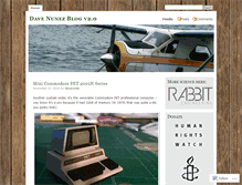 Tablet Screenshot of davenunez.wordpress.com