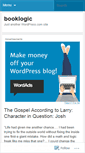 Mobile Screenshot of booklogic.wordpress.com