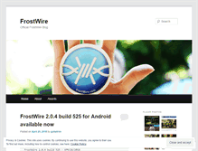 Tablet Screenshot of frostwire.wordpress.com