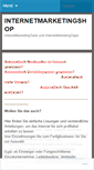 Mobile Screenshot of internetmarketingshop.wordpress.com