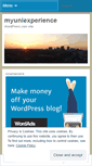 Mobile Screenshot of myuniexperience.wordpress.com