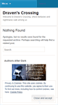 Mobile Screenshot of dravenscrossing.wordpress.com