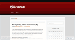 Desktop Screenshot of offsitestorage.wordpress.com