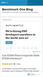 Mobile Screenshot of benchmarkblogdotcom.wordpress.com