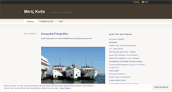 Desktop Screenshot of merickutlu.wordpress.com