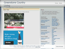 Tablet Screenshot of greenstonecountry.wordpress.com