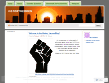 Tablet Screenshot of historyheroes.wordpress.com