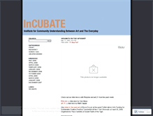 Tablet Screenshot of incubatechicago.wordpress.com