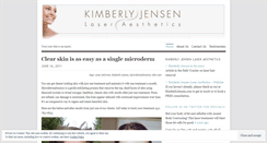 Desktop Screenshot of kimberlyjensenlaser.wordpress.com