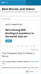 Mobile Screenshot of bestmoviesblog.wordpress.com