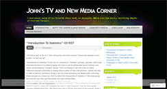 Desktop Screenshot of johnsnewmediastuff.wordpress.com
