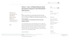 Desktop Screenshot of jillianmichaelsbodyrevolutionresults.wordpress.com