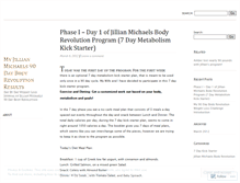 Tablet Screenshot of jillianmichaelsbodyrevolutionresults.wordpress.com