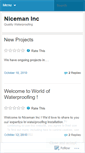 Mobile Screenshot of nicemaninc.wordpress.com