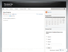 Tablet Screenshot of nicemaninc.wordpress.com