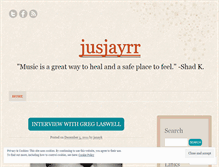 Tablet Screenshot of jusjayrr.wordpress.com