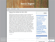 Tablet Screenshot of marcobogers.wordpress.com