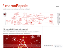 Tablet Screenshot of marcopapale.wordpress.com