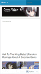 Mobile Screenshot of animehistory.wordpress.com