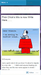 Mobile Screenshot of flickchick1909.wordpress.com