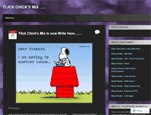 Tablet Screenshot of flickchick1909.wordpress.com