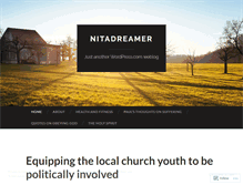 Tablet Screenshot of nitadreamer.wordpress.com