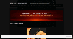 Desktop Screenshot of fernandoparedesarevalo.wordpress.com