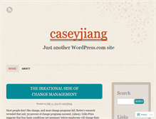 Tablet Screenshot of caseyjiang.wordpress.com