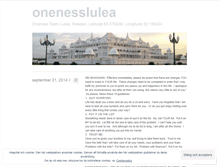 Tablet Screenshot of onenesslulea.wordpress.com