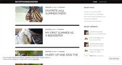 Desktop Screenshot of natethebeekeeper.wordpress.com