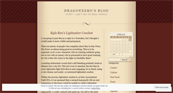 Desktop Screenshot of dragonxero.wordpress.com