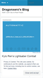Mobile Screenshot of dragonxero.wordpress.com