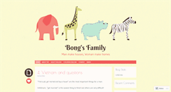 Desktop Screenshot of bongsfamily.wordpress.com