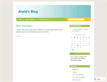Tablet Screenshot of abeltj.wordpress.com