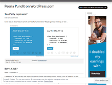 Tablet Screenshot of peoriapundit.wordpress.com
