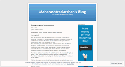 Desktop Screenshot of maharashtradarshan.wordpress.com