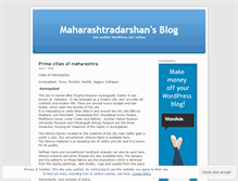 Tablet Screenshot of maharashtradarshan.wordpress.com