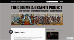 Desktop Screenshot of columbiagraffitiproject.wordpress.com