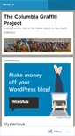 Mobile Screenshot of columbiagraffitiproject.wordpress.com