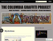 Tablet Screenshot of columbiagraffitiproject.wordpress.com