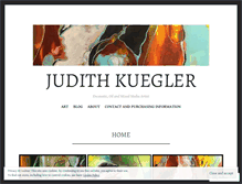 Tablet Screenshot of judithkuegler.wordpress.com