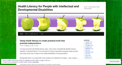 Desktop Screenshot of healthlit.wordpress.com